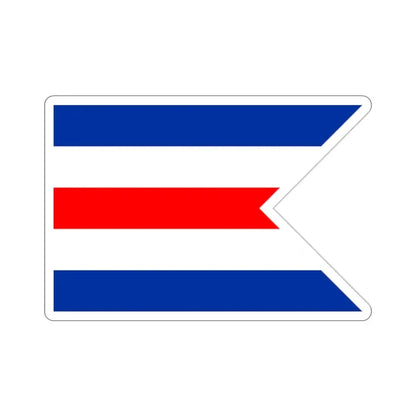 Flag of C Pennant C Doppelstander provisional civil ensign Merchant flag of Germany 1946–1949 Germany STICKER Vinyl Die-Cut Decal 2 Inch - The Sticker Space