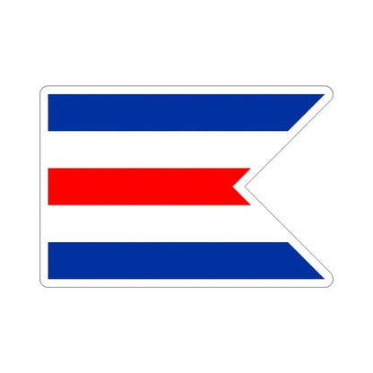 Flag of C Pennant C Doppelstander provisional civil ensign Merchant flag of Germany 1946–1949 Germany STICKER Vinyl Die-Cut Decal 3 Inch - The Sticker Space
