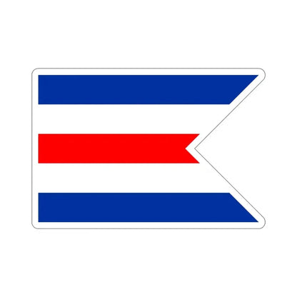 Flag of C Pennant C Doppelstander provisional civil ensign Merchant flag of Germany 1946–1949 Germany STICKER Vinyl Die-Cut Decal 5 Inch - The Sticker Space