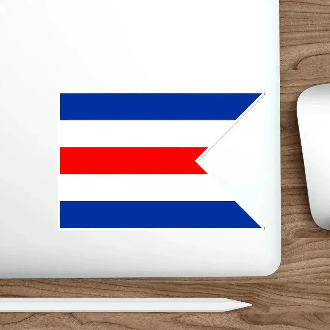 Flag of C Pennant C Doppelstander provisional civil ensign Merchant flag of Germany 1946–1949 Germany STICKER Vinyl Die-Cut Decal - The Sticker Space