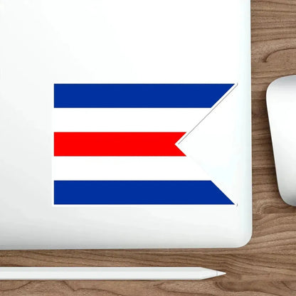 Flag of C Pennant C Doppelstander provisional civil ensign Merchant flag of Germany 1946–1949 Germany STICKER Vinyl Die-Cut Decal - The Sticker Space