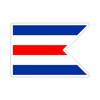 Flag of C Pennant C Doppelstander provisional civil ensign Merchant flag of Germany 1946–1949 Germany STICKER Vinyl Die-Cut Decal - The Sticker Space