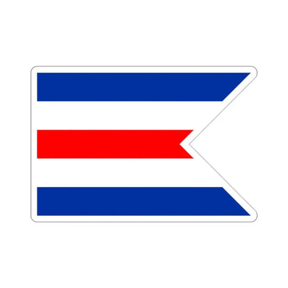 Flag of C Pennant C Doppelstander provisional civil ensign Merchant flag of Germany 1946–1949 Germany STICKER Vinyl Die-Cut Decal - The Sticker Space