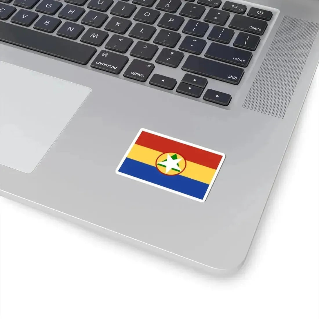 Flag of Cabinda 2020 (Angola) STICKER Vinyl Kiss-Cut Decal - The Sticker Space