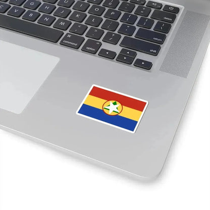 Flag of Cabinda 2020 (Angola) STICKER Vinyl Kiss-Cut Decal - The Sticker Space