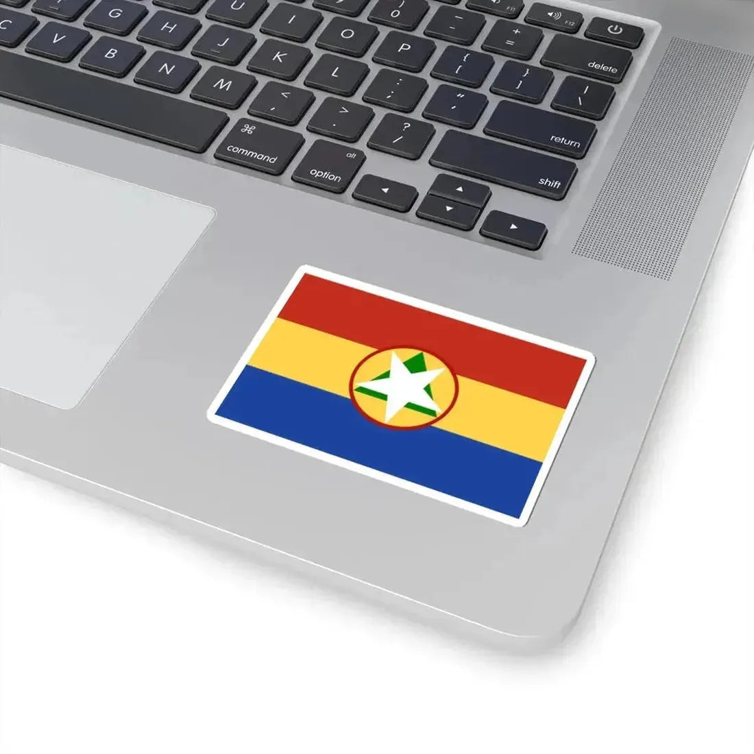 Flag of Cabinda 2020 (Angola) STICKER Vinyl Kiss-Cut Decal - The Sticker Space