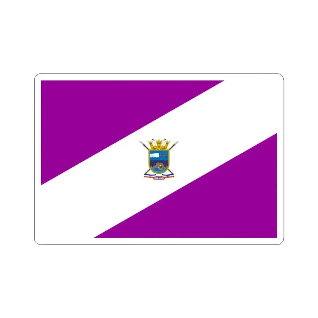 Flag of Cabo de Hornos Chile (Chile) STICKER Vinyl Kiss-Cut Decal 3 Inch White - The Sticker Space