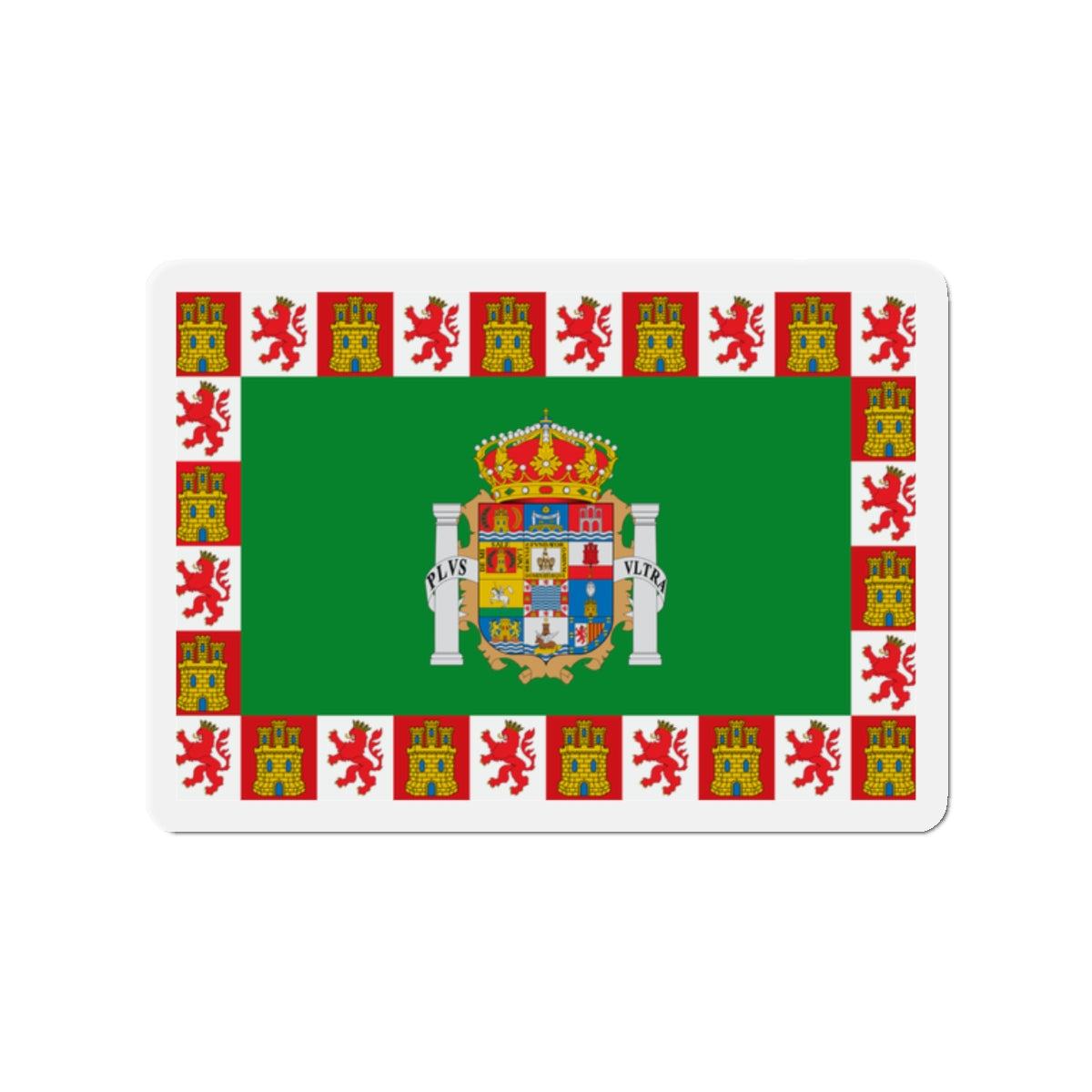 Flag of Cádiz Spain - Die-Cut Magnet-2" x 2"-The Sticker Space