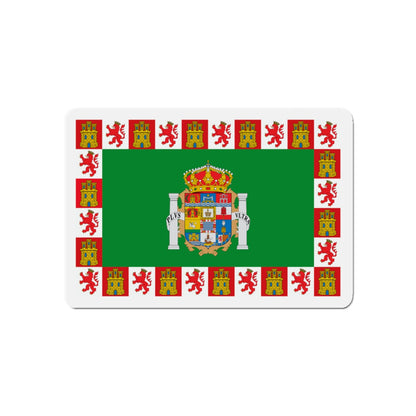 Flag of Cádiz Spain - Die-Cut Magnet-5" x 5"-The Sticker Space