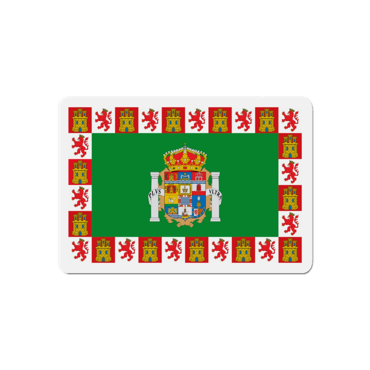 Flag of Cádiz Spain - Die-Cut Magnet-6 × 6"-The Sticker Space