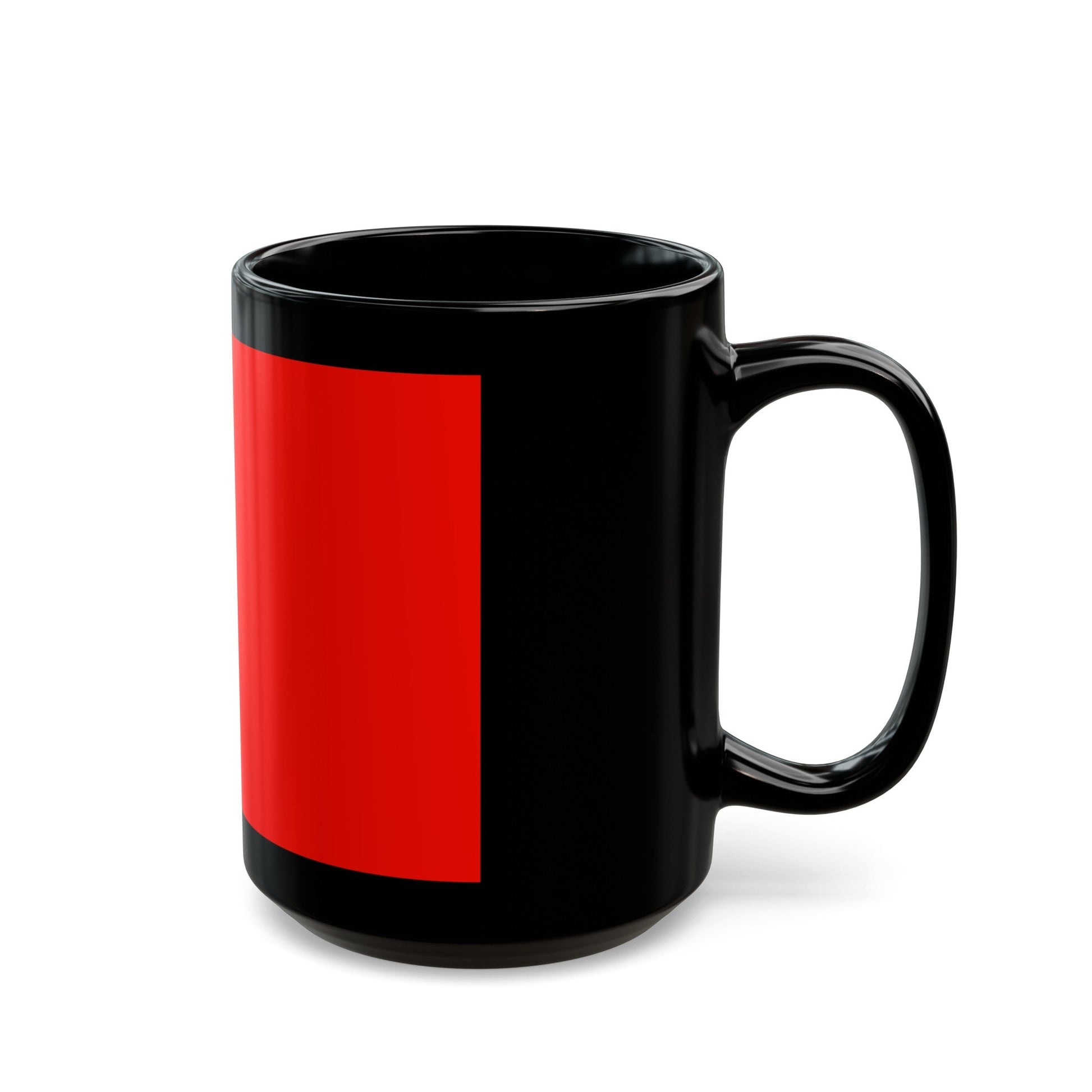 Flag of Cagliari Italy - Black Coffee Mug-The Sticker Space