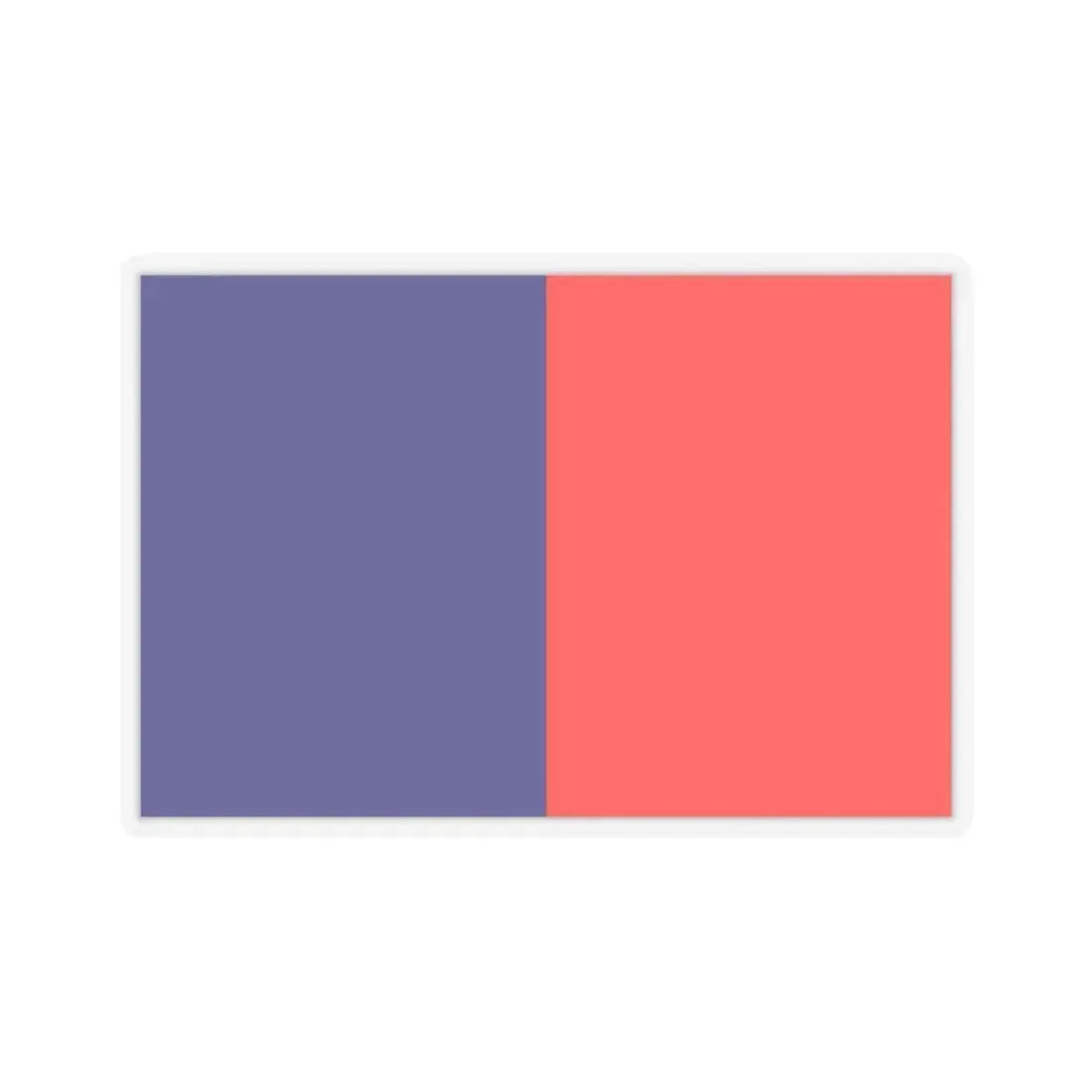 Flag of Cagliari Italy - STICKER Vinyl Kiss-Cut Decal 2 Inch Transparent - The Sticker Space