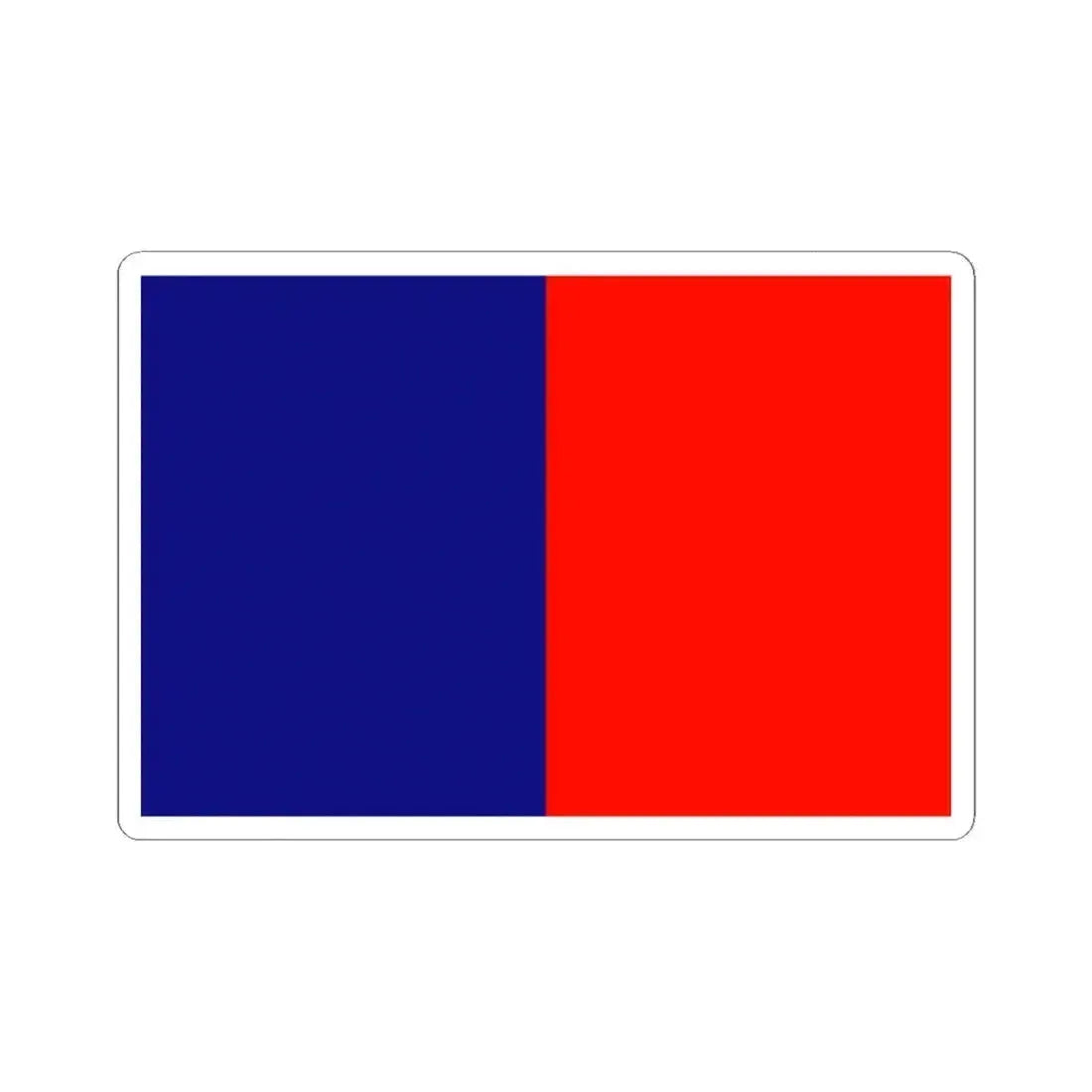 Flag of Cagliari Italy - STICKER Vinyl Kiss-Cut Decal 2 Inch White - The Sticker Space