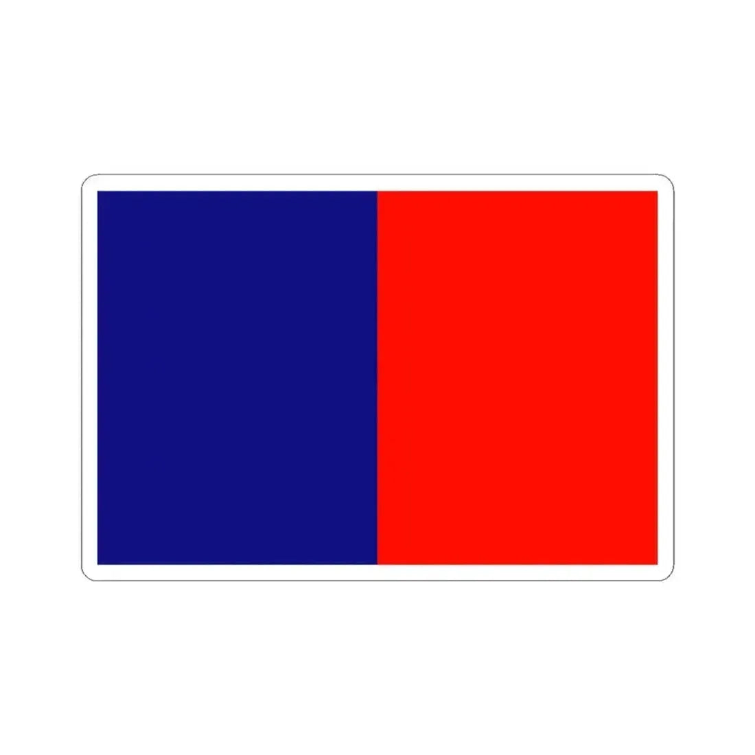 Flag of Cagliari Italy - STICKER Vinyl Kiss-Cut Decal 3 Inch White - The Sticker Space