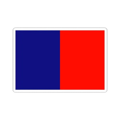 Flag of Cagliari Italy - STICKER Vinyl Kiss-Cut Decal 4 Inch White - The Sticker Space