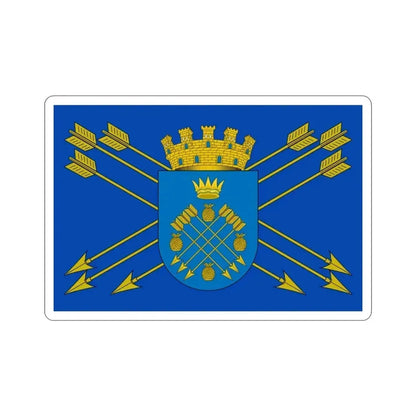 Flag of Caguas Puerto Rico STICKER Vinyl Die-Cut Decal 3 Inch - The Sticker Space