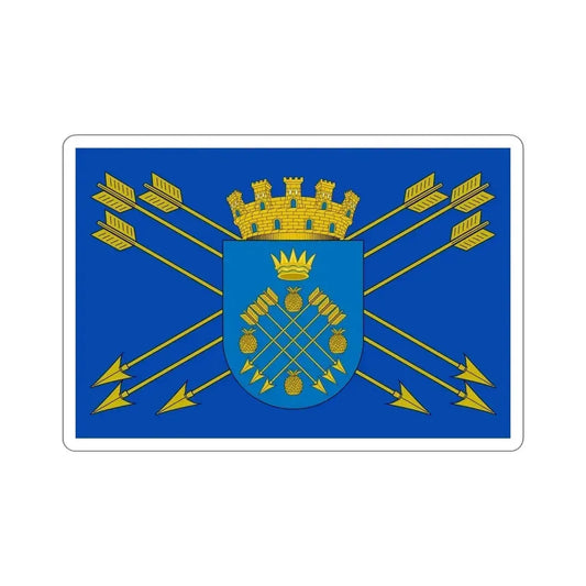 Flag of Caguas Puerto Rico STICKER Vinyl Die-Cut Decal 6 Inch - The Sticker Space