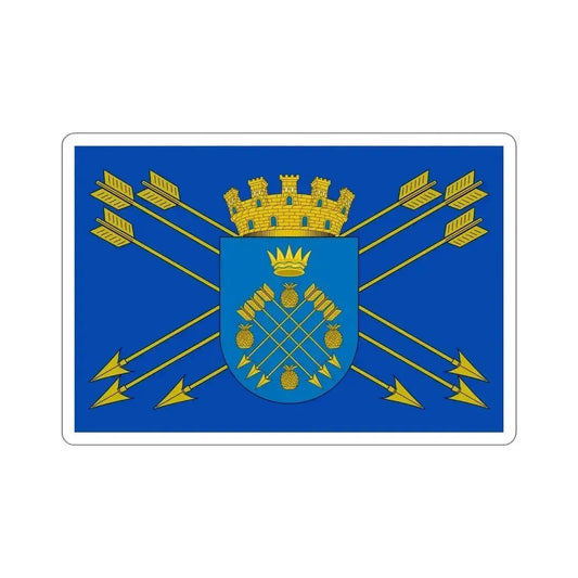 Flag of Caguas Puerto Rico STICKER Vinyl Die-Cut Decal 6 Inch - The Sticker Space