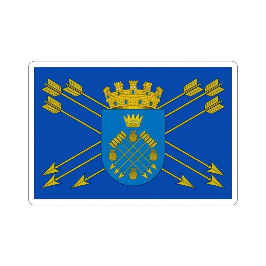 Flag of Caguas Puerto Rico STICKER Vinyl Die-Cut Decal - The Sticker Space