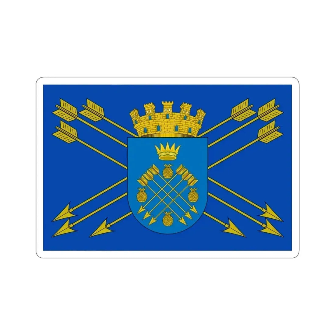 Flag of Caguas Puerto Rico STICKER Vinyl Die-Cut Decal - The Sticker Space