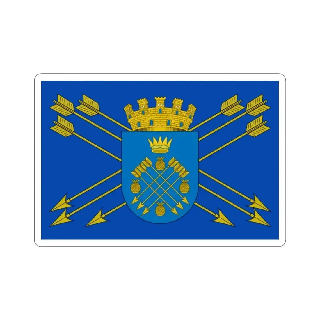 Flag of Caguas Puerto Rico STICKER Vinyl Die-Cut Decal - The Sticker Space