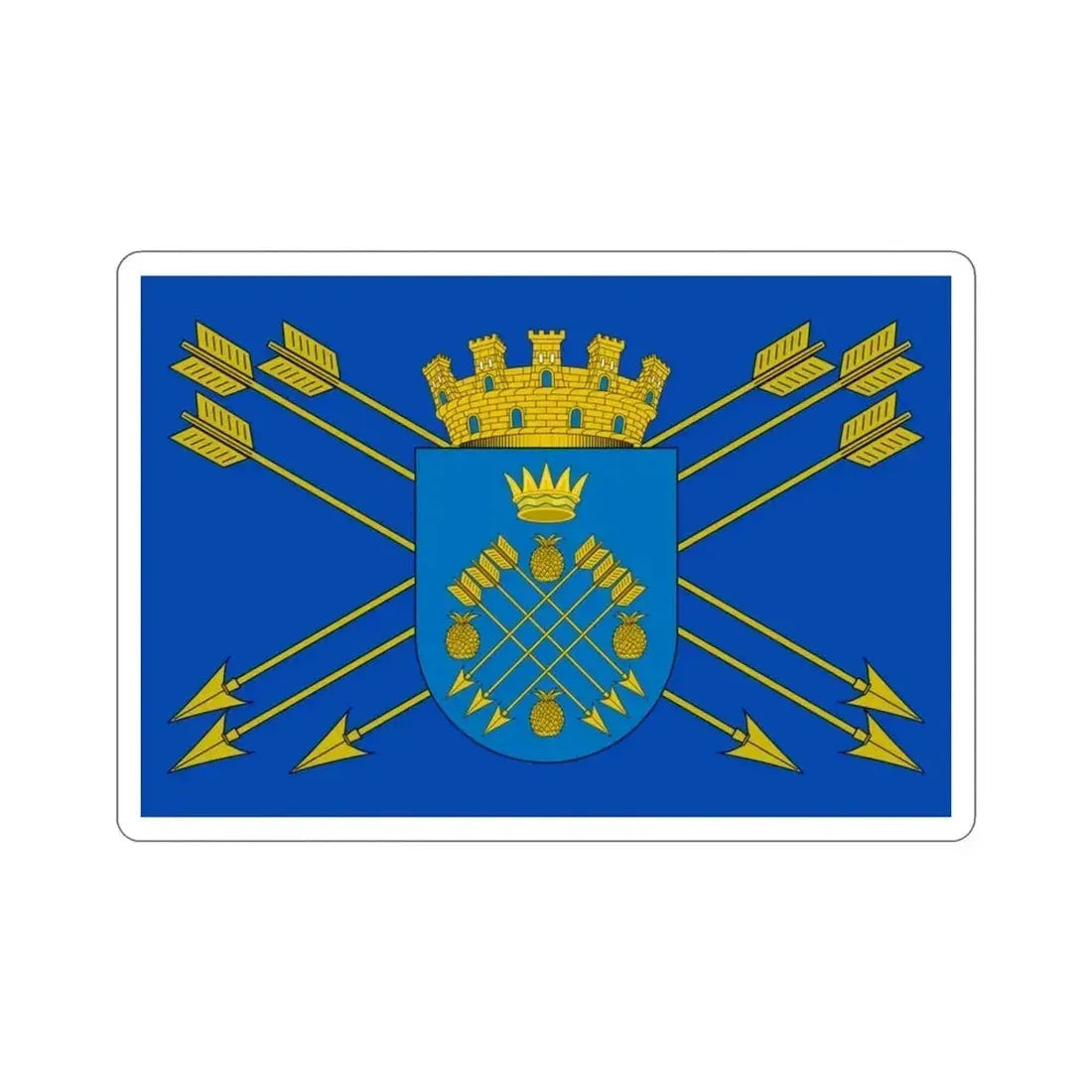 Flag of Caguas Puerto Rico STICKER Vinyl Die-Cut Decal - The Sticker Space