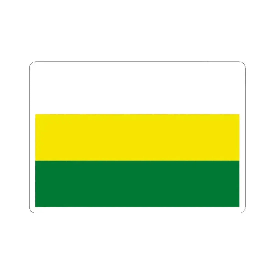 Flag of Cairoma Bolivia (Bolivia) STICKER Vinyl Kiss-Cut Decal 3 Inch White - The Sticker Space