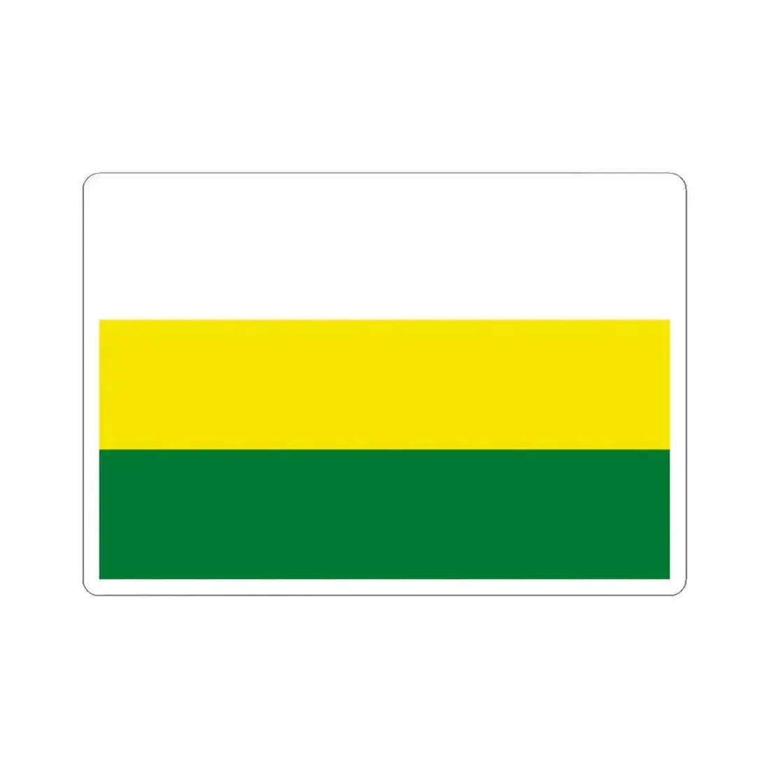Flag of Cairoma Bolivia (Bolivia) STICKER Vinyl Kiss-Cut Decal 4 Inch White - The Sticker Space