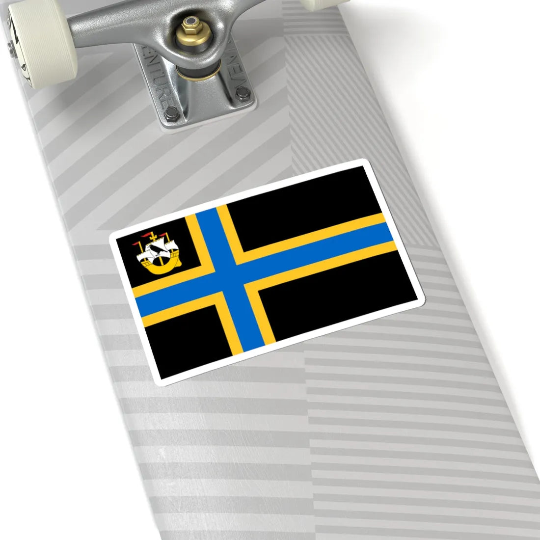 Flag of Caithness (Scotland) STICKER Vinyl Kiss-Cut Decal - The Sticker Space