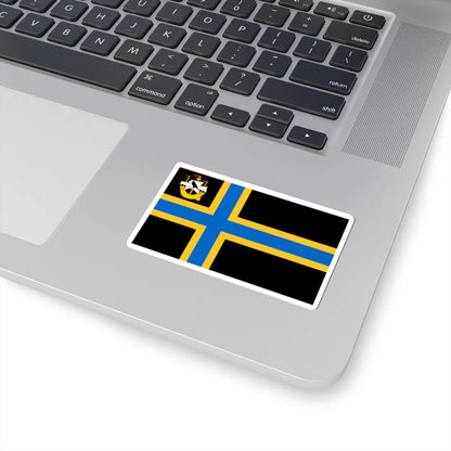 Flag of Caithness (Scotland) STICKER Vinyl Kiss-Cut Decal - The Sticker Space