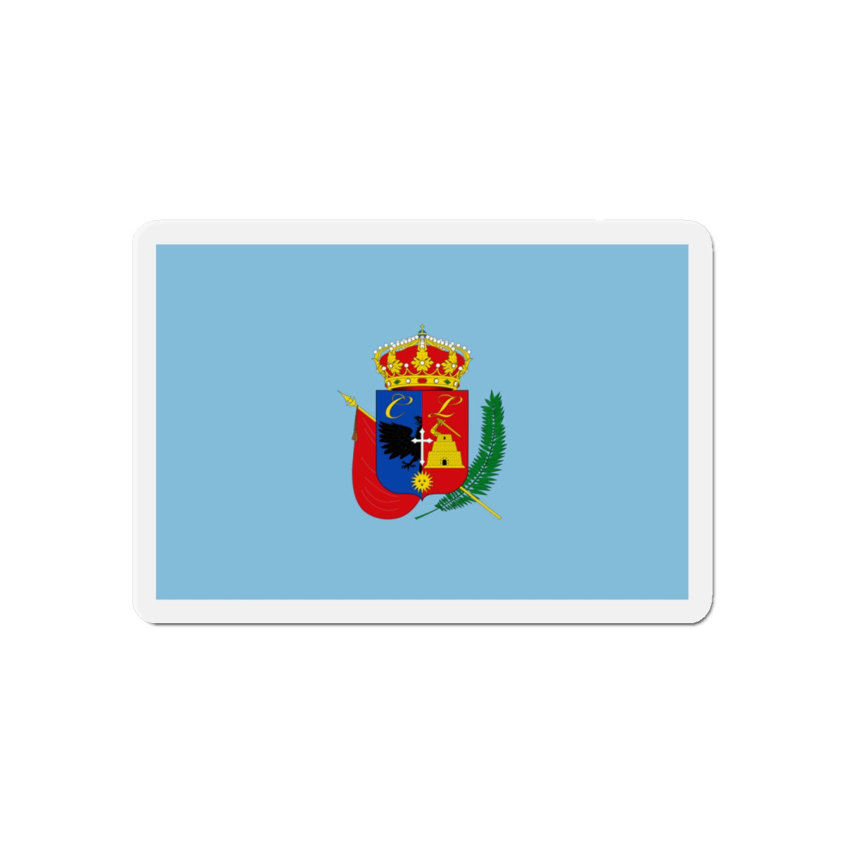 Flag of Cajamarca capital of the Cajamarca Region Peru - Die-Cut Magnet-6 × 6"-The Sticker Space