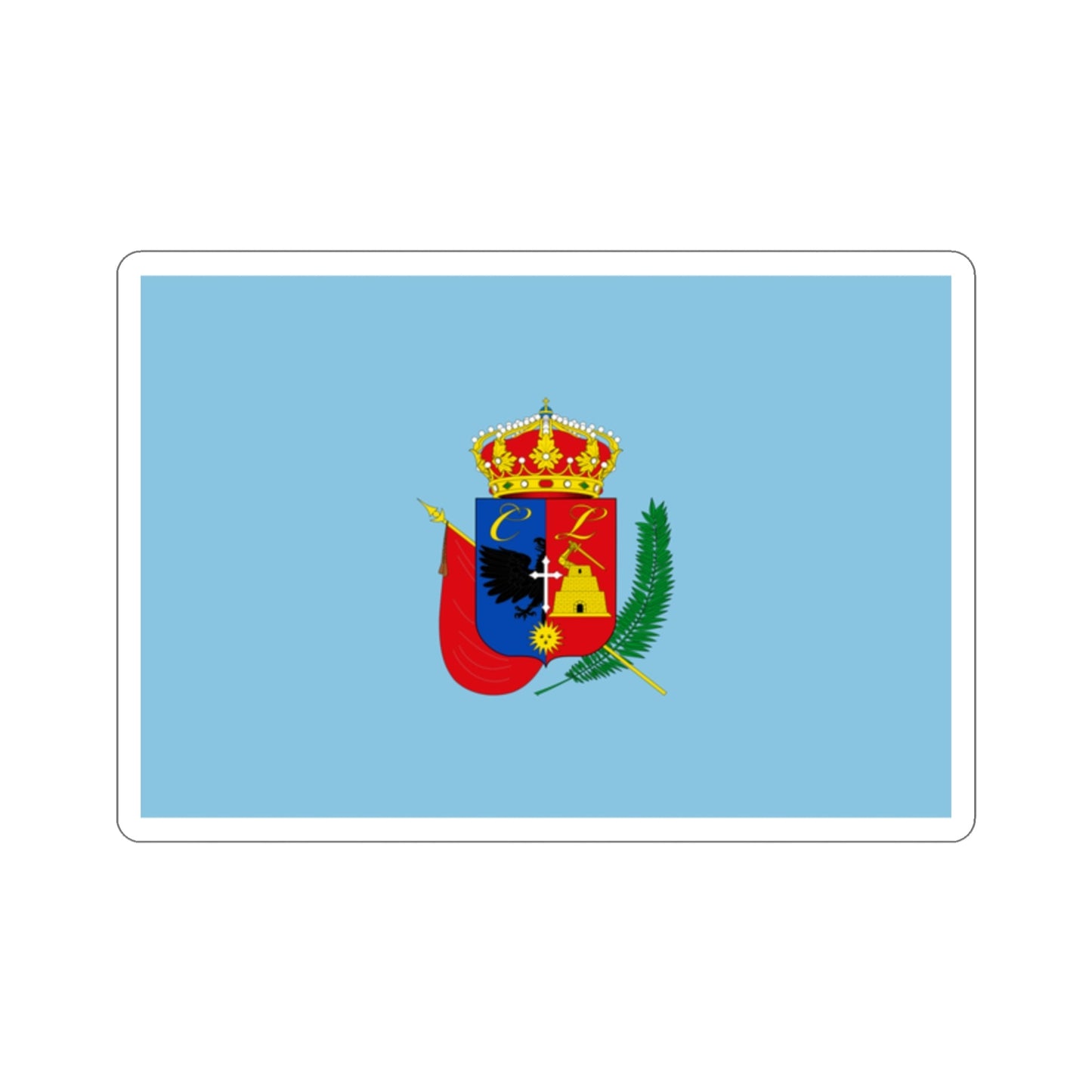 Flag of Cajamarca capital of the Cajamarca Region Peru STICKER Vinyl Die-Cut Decal-2 Inch-The Sticker Space