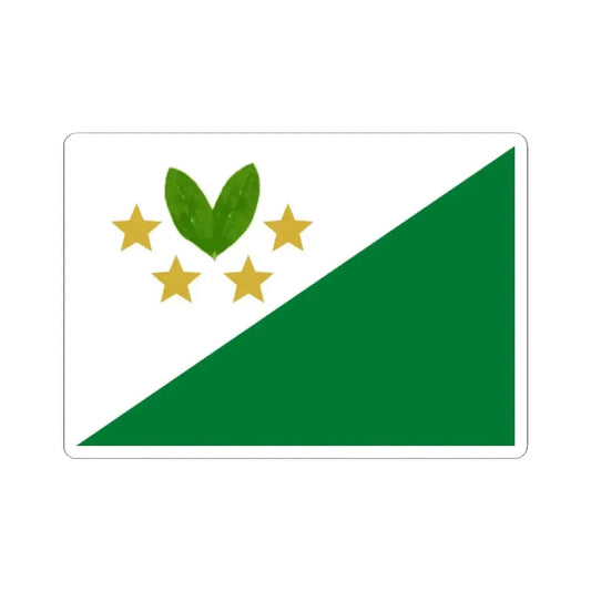 Flag of Cajuata Bolivia (Bolivia) STICKER Vinyl Kiss-Cut Decal 2 Inch White - The Sticker Space