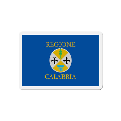 Flag of Calabria Italy - Die-Cut Magnet-5" x 5"-The Sticker Space