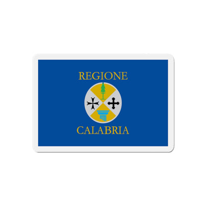 Flag of Calabria Italy - Die-Cut Magnet-6 × 6"-The Sticker Space