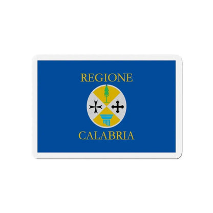 Flag of Calabria Italy - Refrigerator Magnet 4 Inch - The Sticker Space