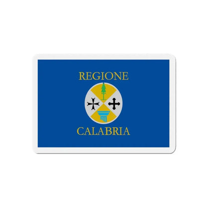 Flag of Calabria Italy - Refrigerator Magnet 5 Inch - The Sticker Space