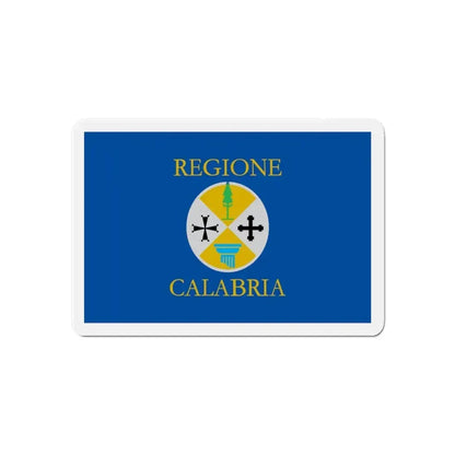Flag of Calabria Italy - Refrigerator Magnet 6 Inch - The Sticker Space