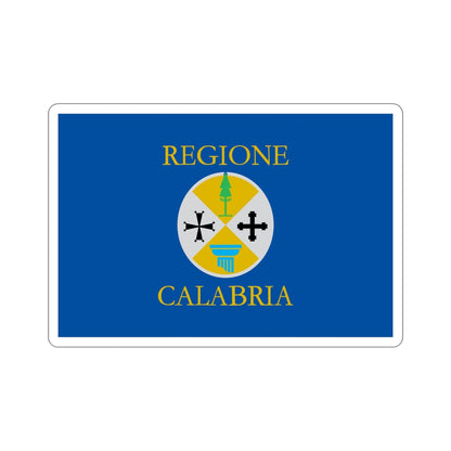 Flag of Calabria Italy STICKER Vinyl Die-Cut Decal-6 Inch-The Sticker Space