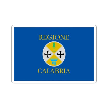 Flag of Calabria Italy STICKER Vinyl Die-Cut Decal - The Sticker Space