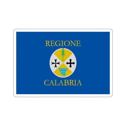 Flag of Calabria Italy STICKER Vinyl Die-Cut Decal - The Sticker Space