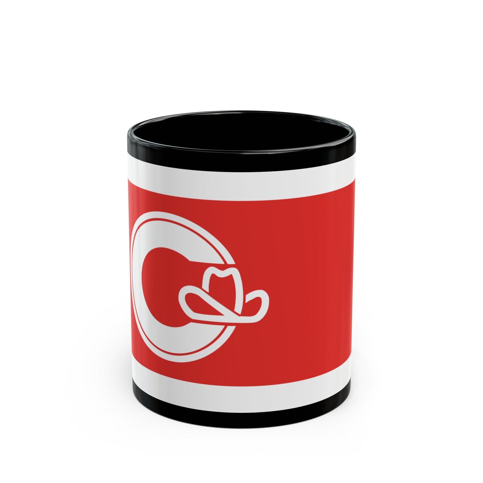 Flag of Calgary Alberta Canada - Black Coffee Mug-11oz-The Sticker Space