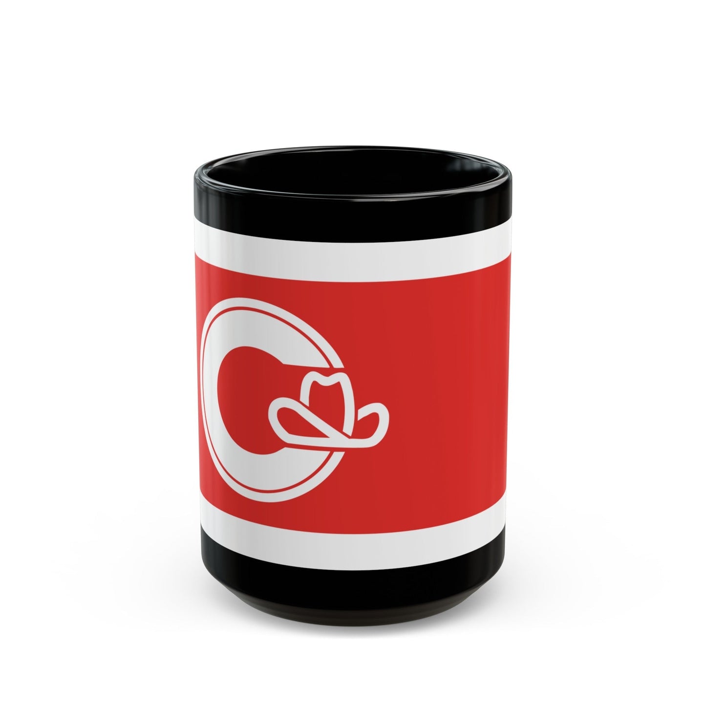 Flag of Calgary Alberta Canada - Black Coffee Mug-15oz-The Sticker Space