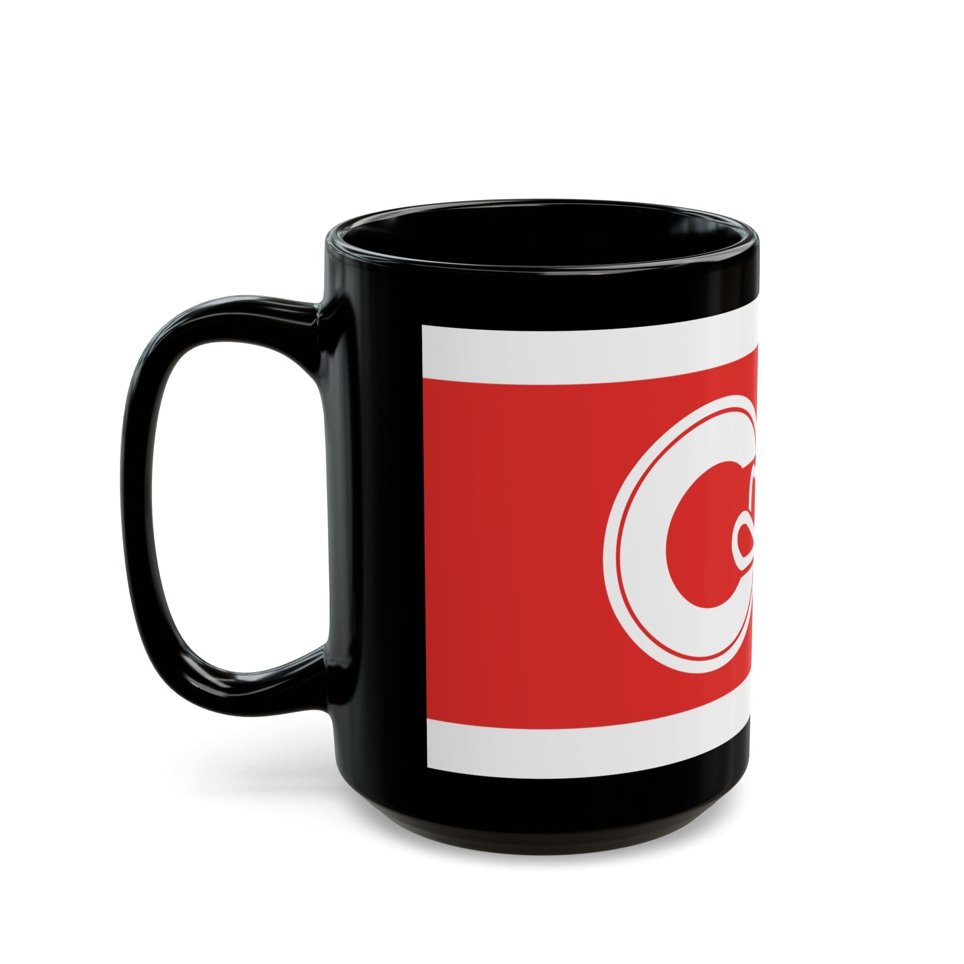 Flag of Calgary Alberta Canada - Black Coffee Mug-The Sticker Space