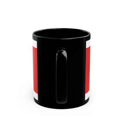 Flag of Calgary Alberta Canada - Black Coffee Mug-The Sticker Space