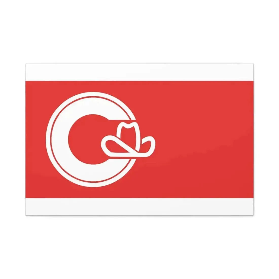 Flag of Calgary Alberta Canada - Canvas Wall Art - The Sticker Space