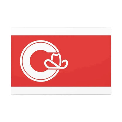 Flag of Calgary Alberta Canada - Canvas Wall Art - The Sticker Space