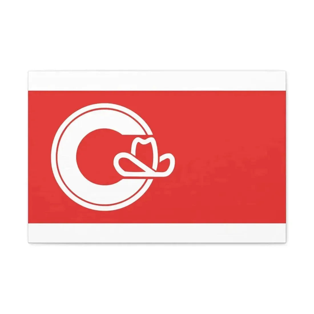 Flag of Calgary Alberta Canada - Canvas Wall Art - The Sticker Space