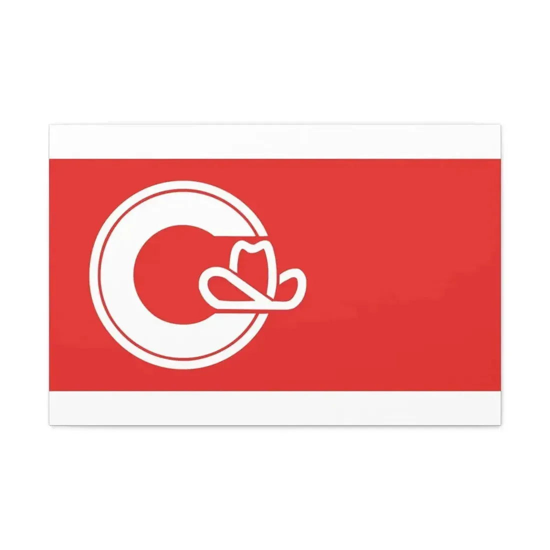 Flag of Calgary Alberta Canada - Canvas Wall Art - The Sticker Space