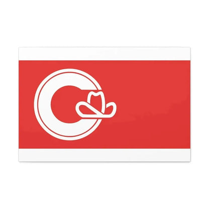 Flag of Calgary Alberta Canada - Canvas Wall Art - The Sticker Space